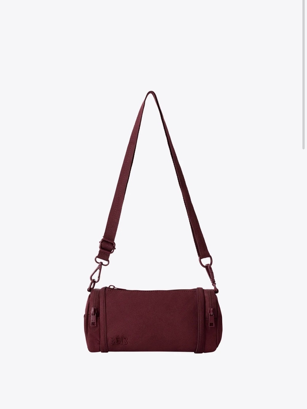 BEIS Expandable Cross Body Charm in Burgundy | Limited Edition | Discontinued